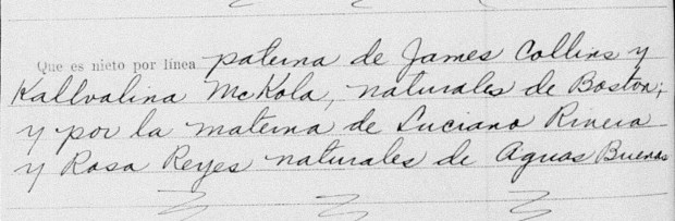 1908 Birth James Collins cropped