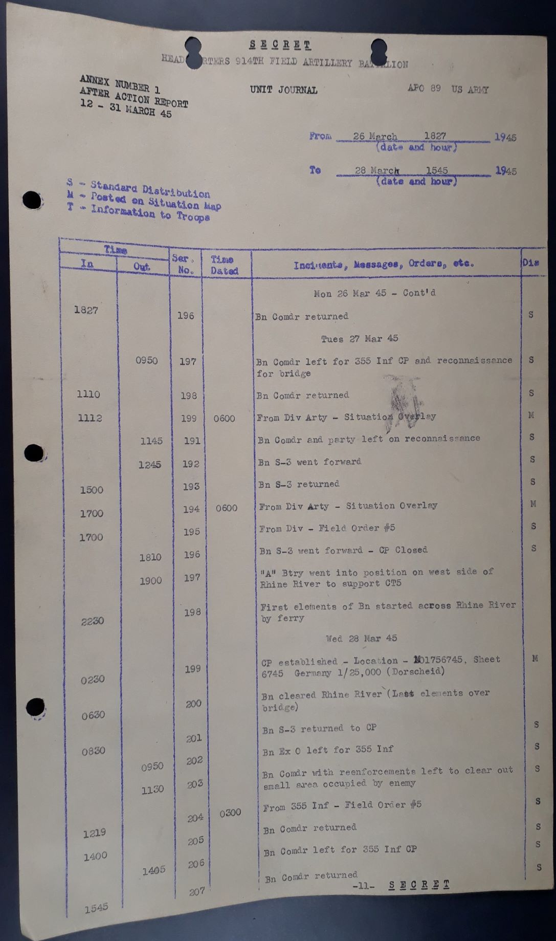 914 FA Bn After Action Rpt WWII Unit Journal web